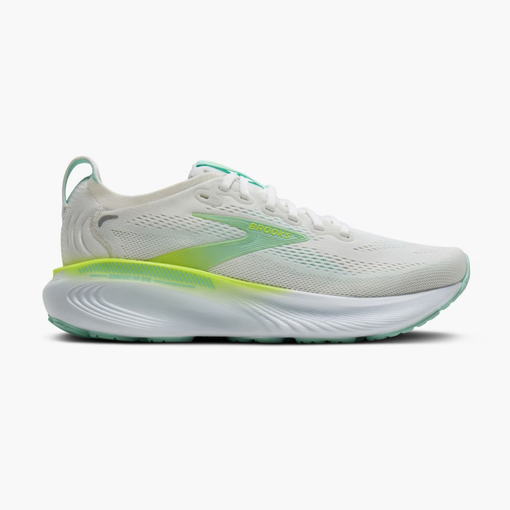 브룩스 Adrenaline GTS 25 여성 런닝화 운동화 White/Nightlife/Yucca - 상품 이미지