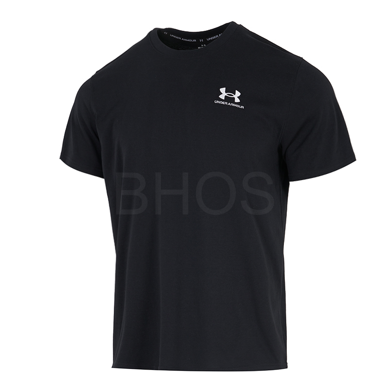 언더아머 UA LOGO EMB HEAVYWEIGHT SS 블랙 남성