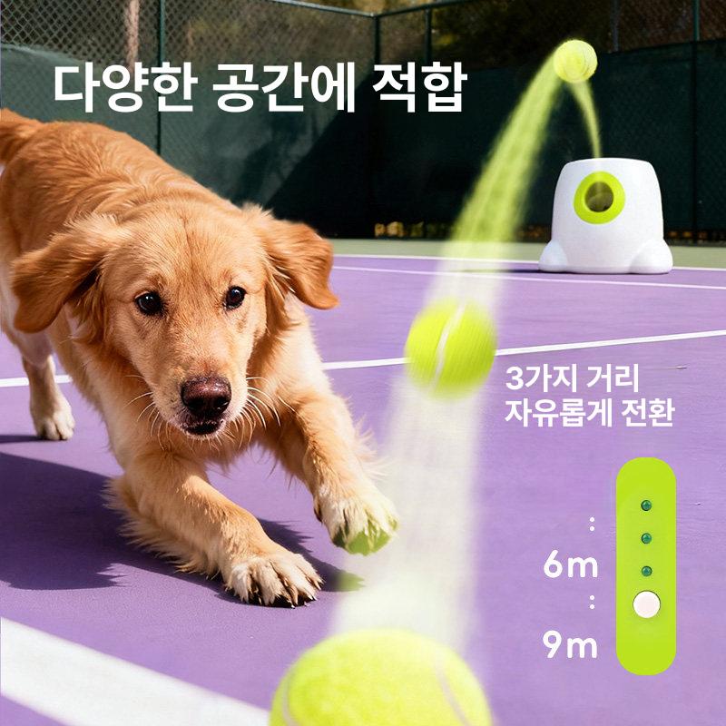 공놀이 장난감 발사기 자동 테니스 애견 공 반려견 기계 머신 놀이 충전식 놀이기구 - 상세 이미지 4