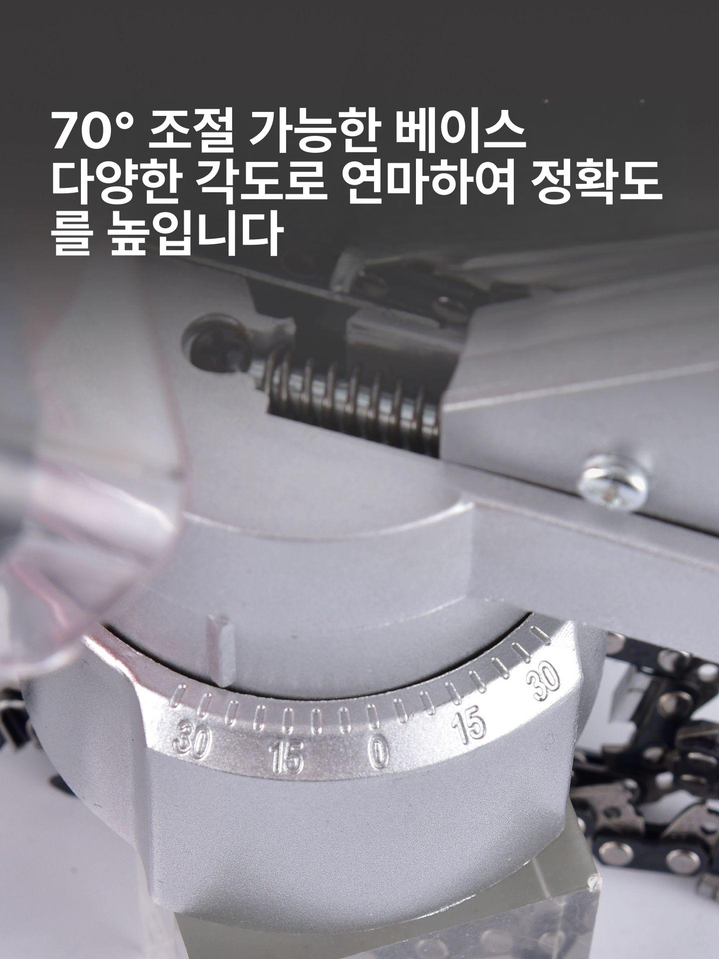 체인 연삭기 갈기 전기 휴대용 그라인딩 디스크 가는 엔진톱 샤프닝 체인톱날연마기 연삭 - 상세 이미지 4