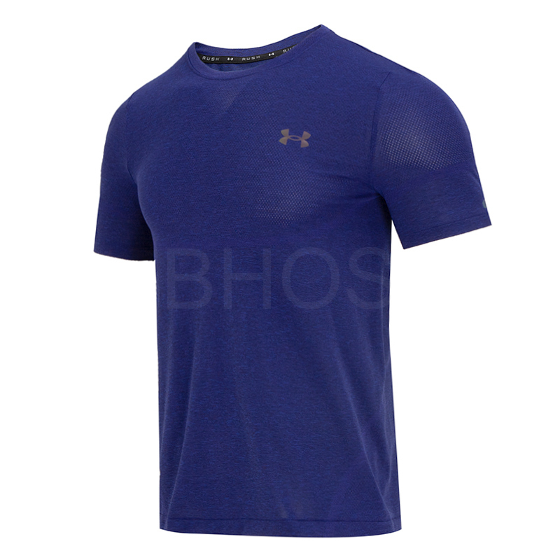 언더아머 UA Rush Seamless Legacy SS 남성 반팔