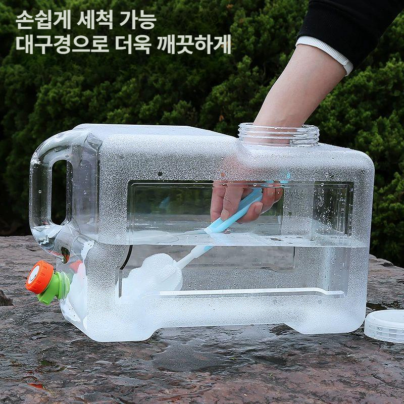 생수통 워터저그 세로형 대용량 대형 식수통 워터 물통 대형물통 투명 플라스틱 약수터 이미지 6