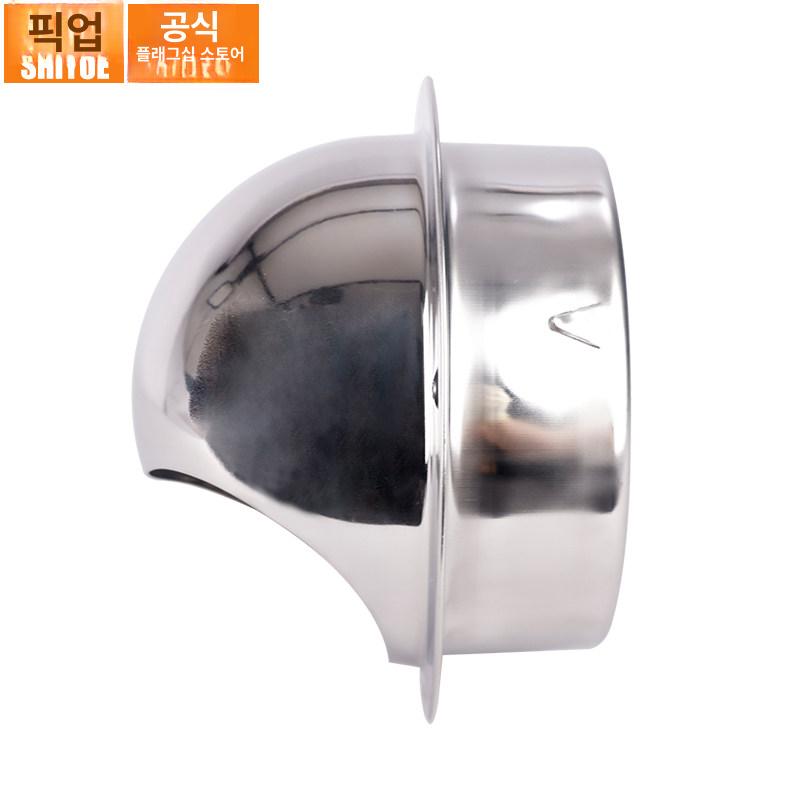 후드캡 환기구 덮개 조절 환기구덮개 스테인리스 스텐 배기 환풍구 공기배출구 산업용 원형 - 상세 이미지 2