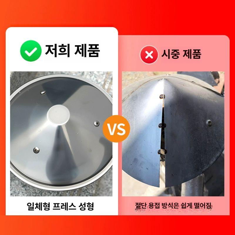 화목난로 댐퍼 역풍방지 부자재 스텐 연통 삿갓 화목난로연통 공기조절기 엘보 스텐연통 화구 - 상세 이미지 3