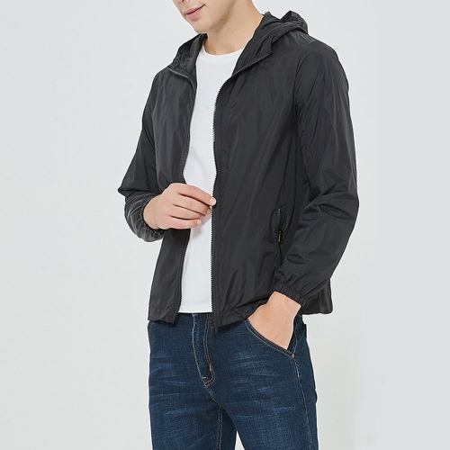 후드 남녀공용 트레이닝 집업 바람막이 LM-0702 - 그레이