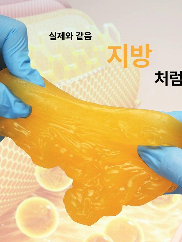 인체 체지방 모형 교육용 인체모형 실리콘 교구 시각자료 지방덩어리 교육 피트니스 근육 - 상세 이미지 4