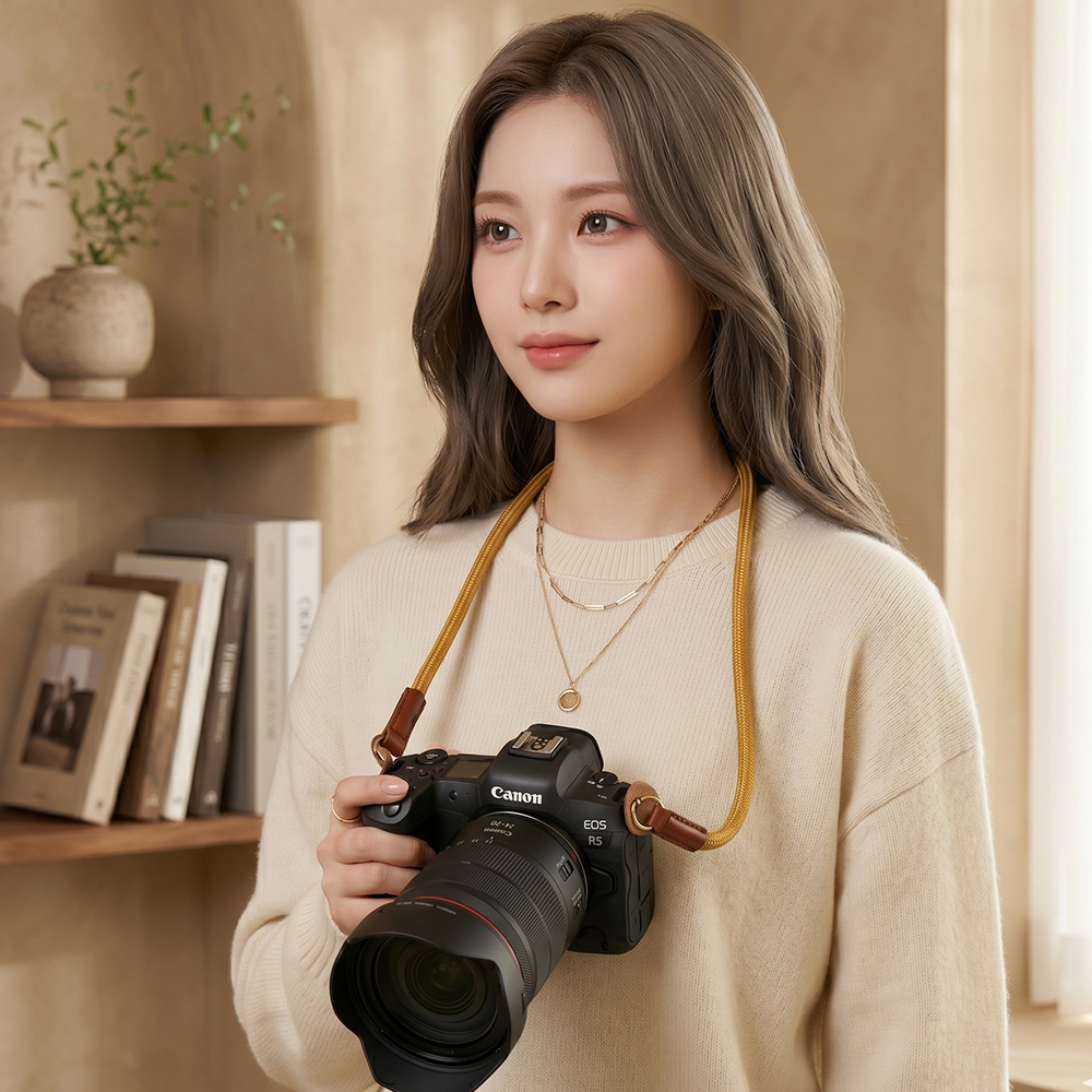 카메라 스트랩 어깨 끈 DSLR 미러리스 넥스트랩 로프형 - 상세 이미지 3