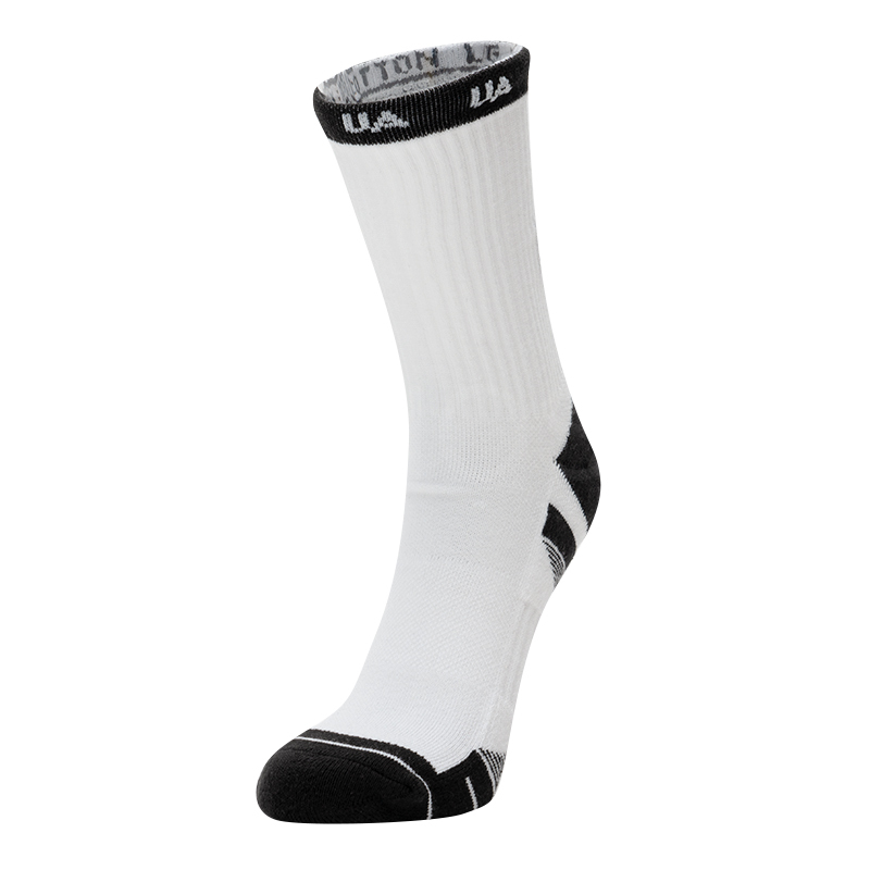 언더아머 UA Perf Cotton Nov 2pk 미드 화이트
