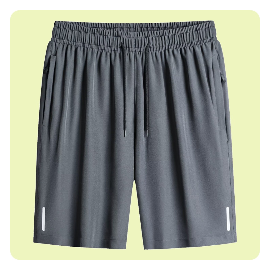 조깅 헬스 신축성 운동반바지 트레이닝 남자 바지 - 블루