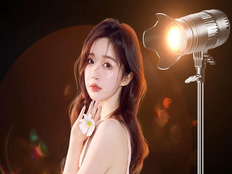 방송 스포트라이트 촬영용 소형 촬영 라이트 백라이트 배경 방송용 상품 조명 유튜브 실내 - 상품 이미지