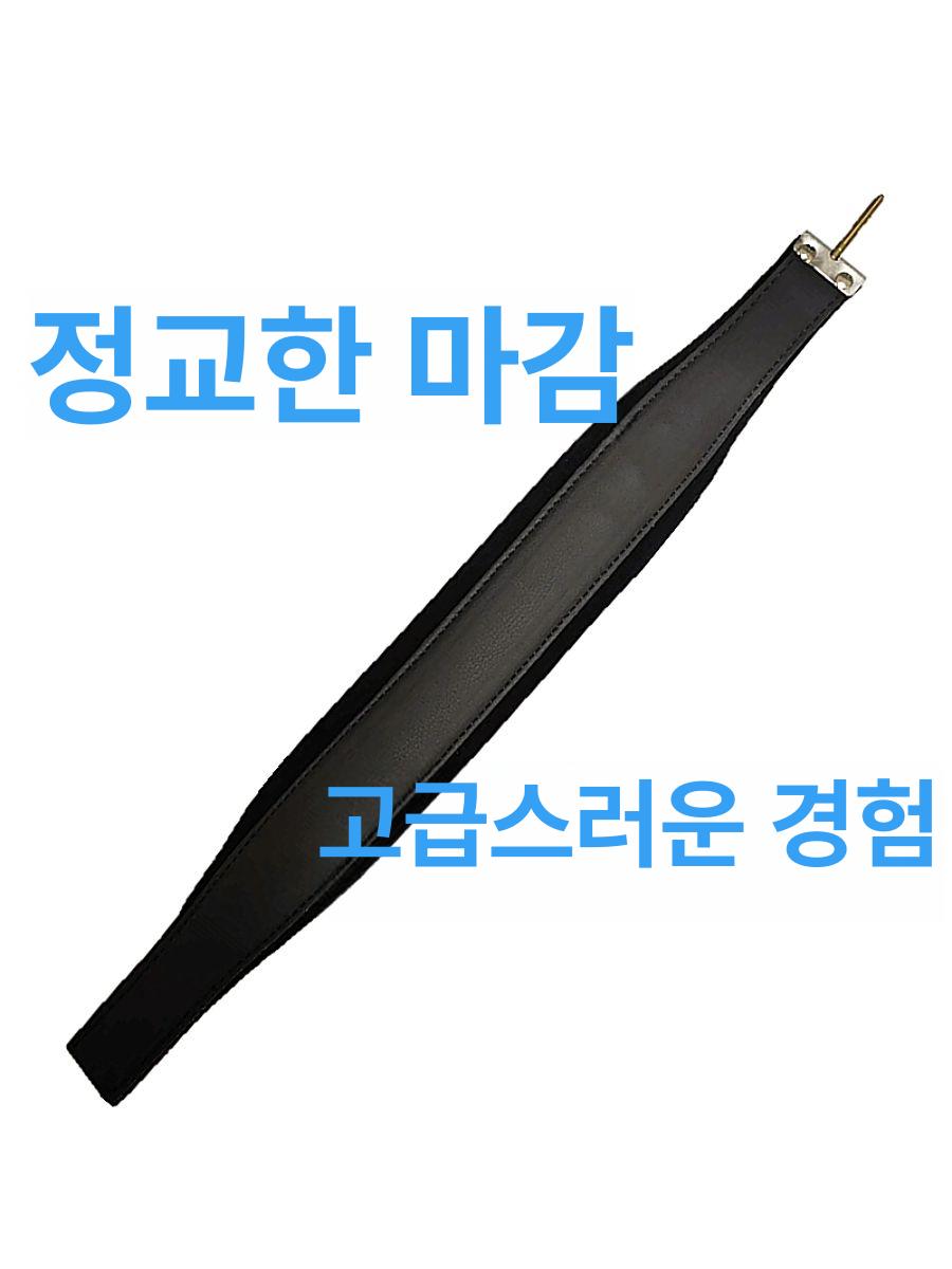 핸드 스트랩 아코디언 벨트 가죽 밴드 레더 액세서리 왼손용 - 상세 이미지 3