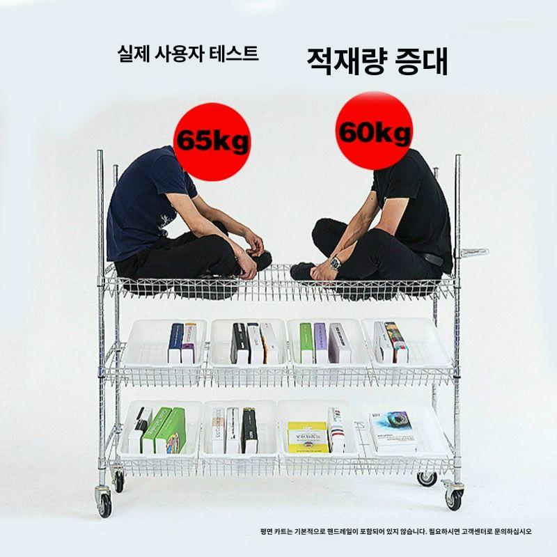 수납용 바구니 플라스틱 대형 쇼핑 상자 수납 손잡이 장바구니 보관 트레이 다용도 휴대용 - 상세 이미지 5