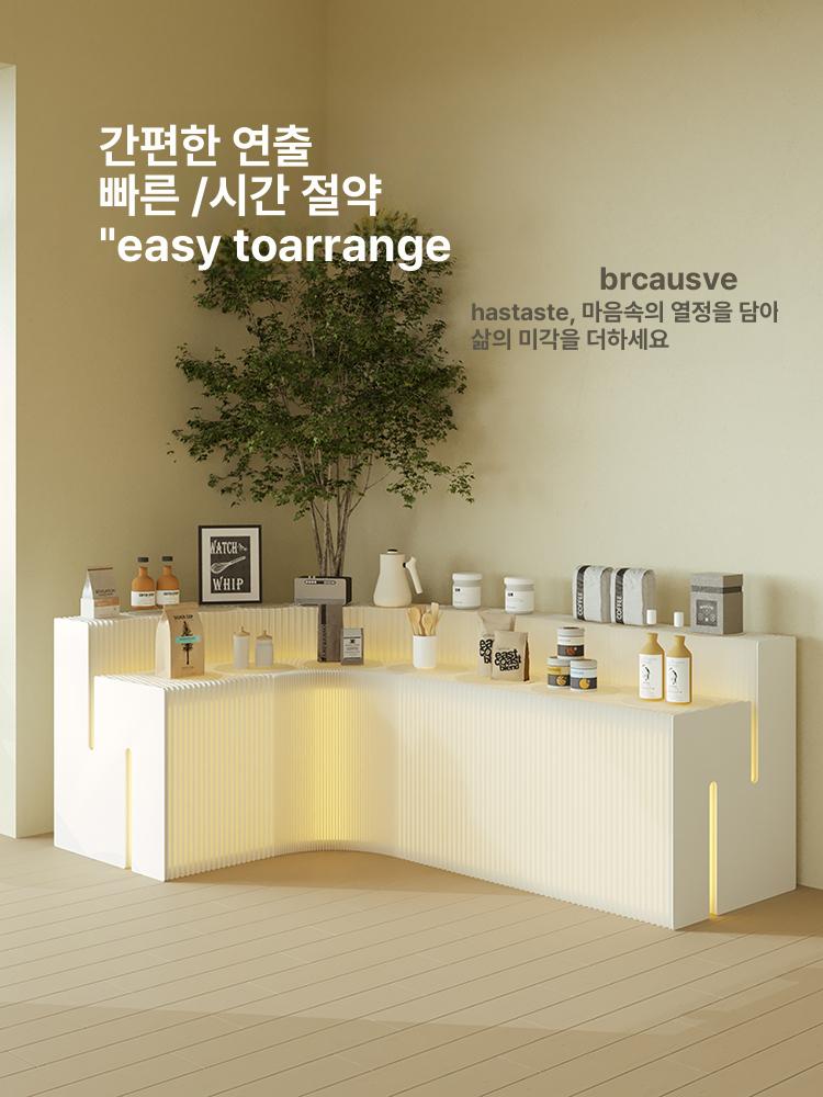 종이 파티션 가벽 인테리어 사무실 막이 가림막 전시장 전시 이동식 종이가벽 공간 - 상세 이미지 2