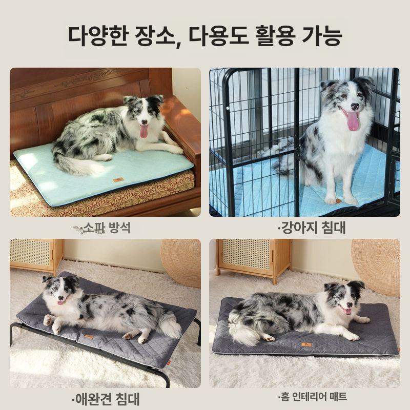 강아지 침대 대형견 방수매트 애완 고양이 탈착식 사계절 쿠션 방지 매트 매트리스 소파 - 상세 이미지 5