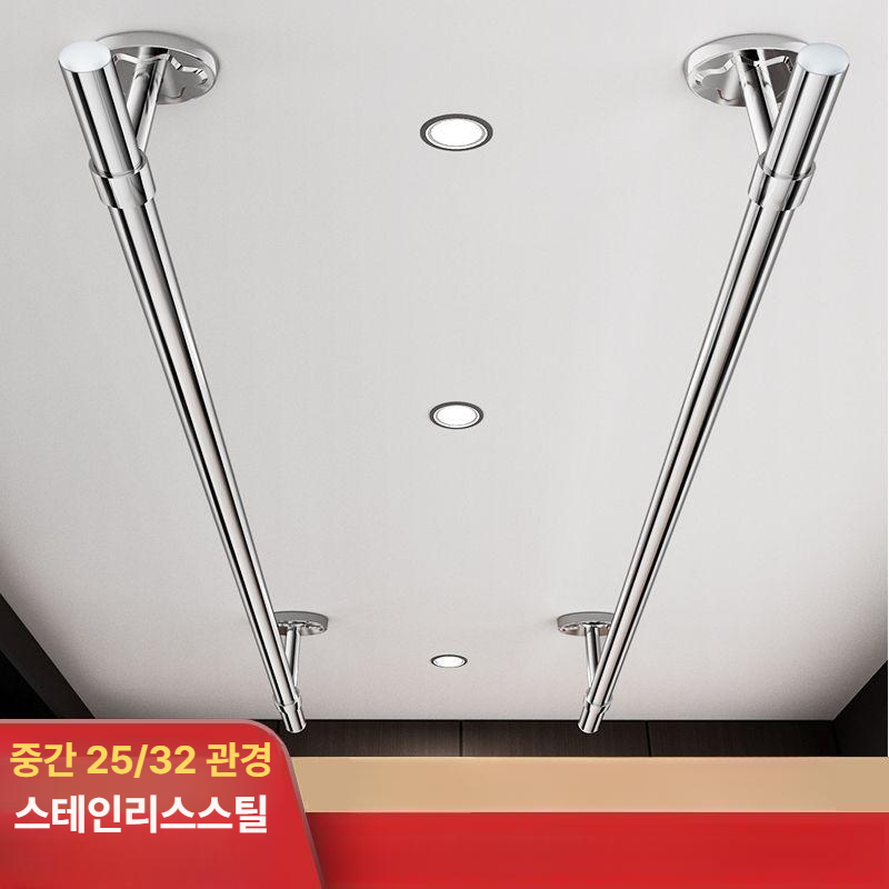 베란다 빨래건조대 발코니 스테인리스 발코니빨래건조대 행거 스테인레스 아파트빨래건조대 - 상세 이미지 5