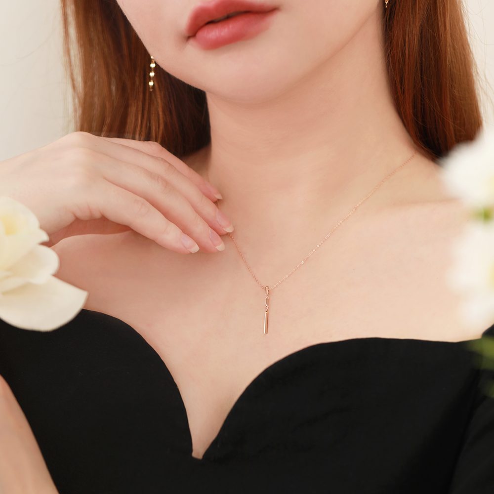 14케이목걸이 팬던트 노트목걸이 연장줄 원통목걸이 종로공장 옐로우 - 상세 이미지 4