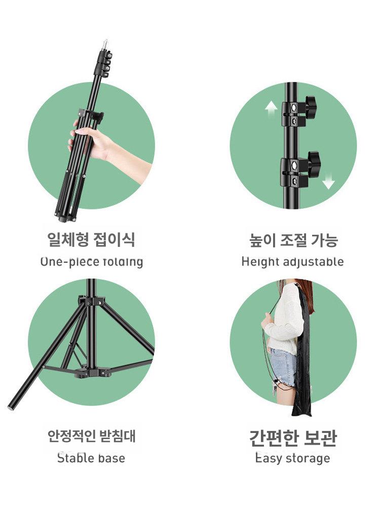 침대 휴대폰거치대 촬영용 자바라 스마트폰 휴대폰 스탠드 유튜브 수직 촬영 - 상세 이미지 4
