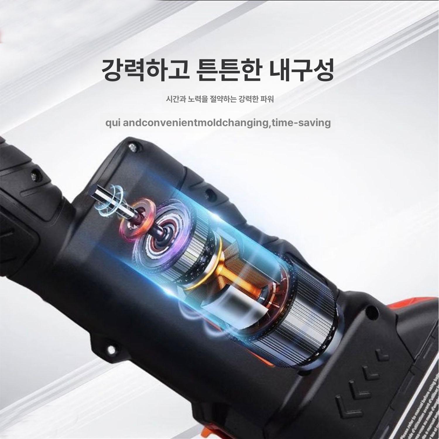 터미널 압착기 전동 케이블 유압 크림핑 플라이어 배터리 와이어 배선 단자 충전 압축기 - 상세 이미지 4
