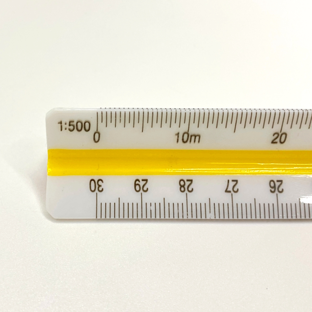 고배율6종 인테리어도면해석스케일자 지형도거리산출스케일자 30cm - 상품 이미지