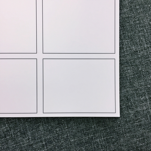 8컷 콘티노트 만화 스토리보드 웹툰 썸네일 190x257mm(세트), 2개 이미지 6