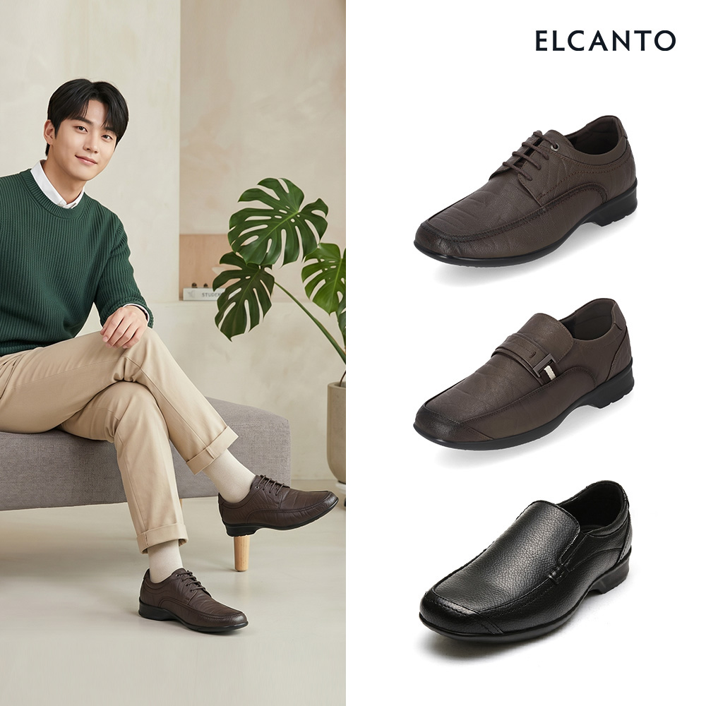 [엘칸토] 남성 컴포트화 발편한 쿠션 효도화 데일리 슈즈 모음 이미지