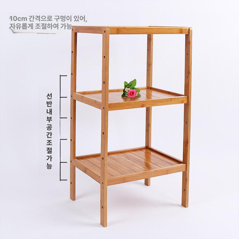 틈새선반장 모서리 코너선반 벽걸이 원목 조립식 수납장 팬트리 입구 - 상세 이미지 4