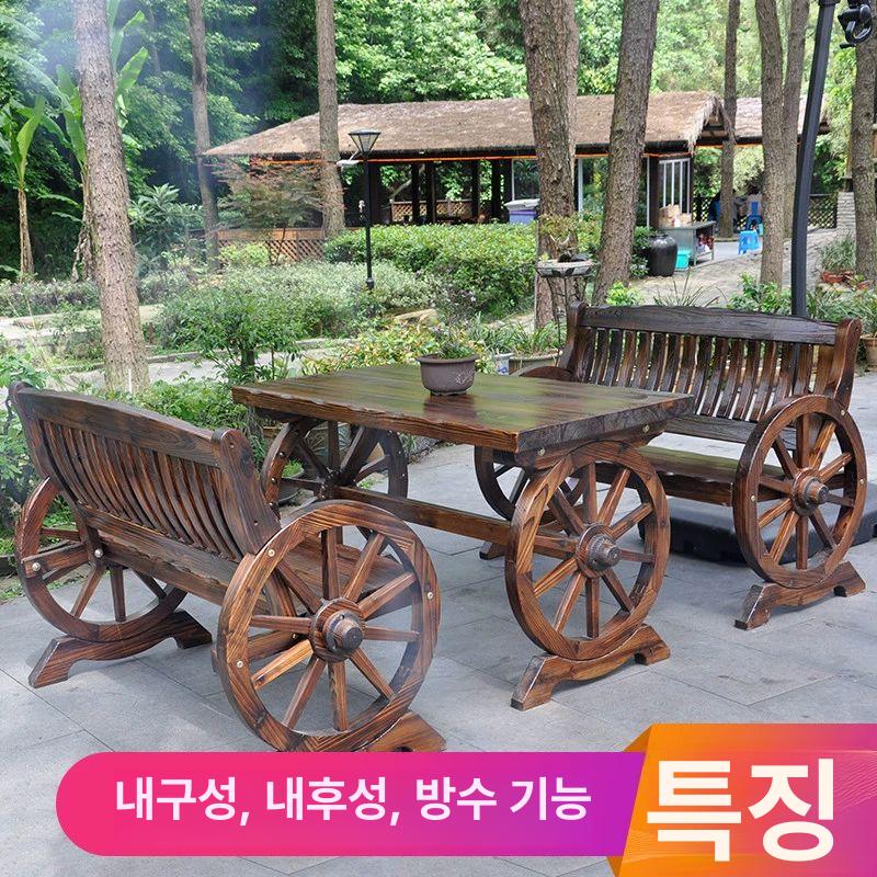 업소용 벤치 원목 등받이 체어 긴의자 원목의자 식탁 의자 카페 편한 인테리어 식당 우드 - 상세 이미지 3