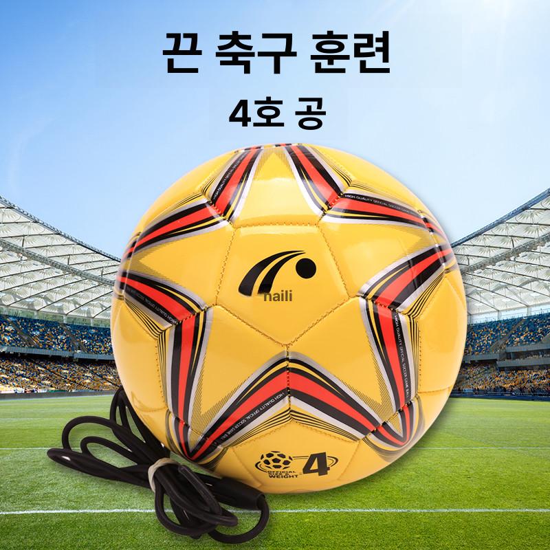 훈련용 축구공 리턴볼 트래핑 드리블링 연습 헤딩볼 센스볼 패스 드리블 방수 리프팅 - 상세 이미지 4