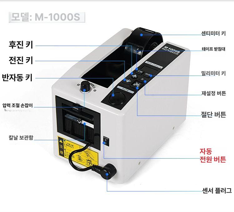 자동 테이프 커터기 고속 회전판 스카치 디스펜서 양면테이프 오토메틱 전자동 기계 절단기 이미지 6