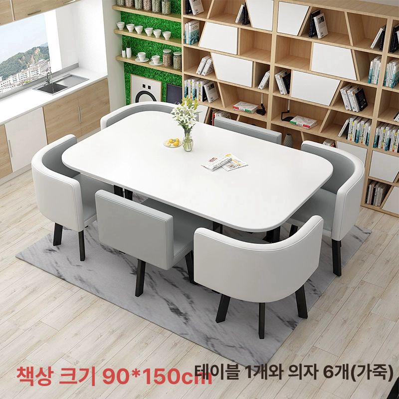 업소용 테이블 세트 대형 라운드 식당 회의실 접이식 우드 업소 호텔 우드슬랩 의자 식탁 이미지 6