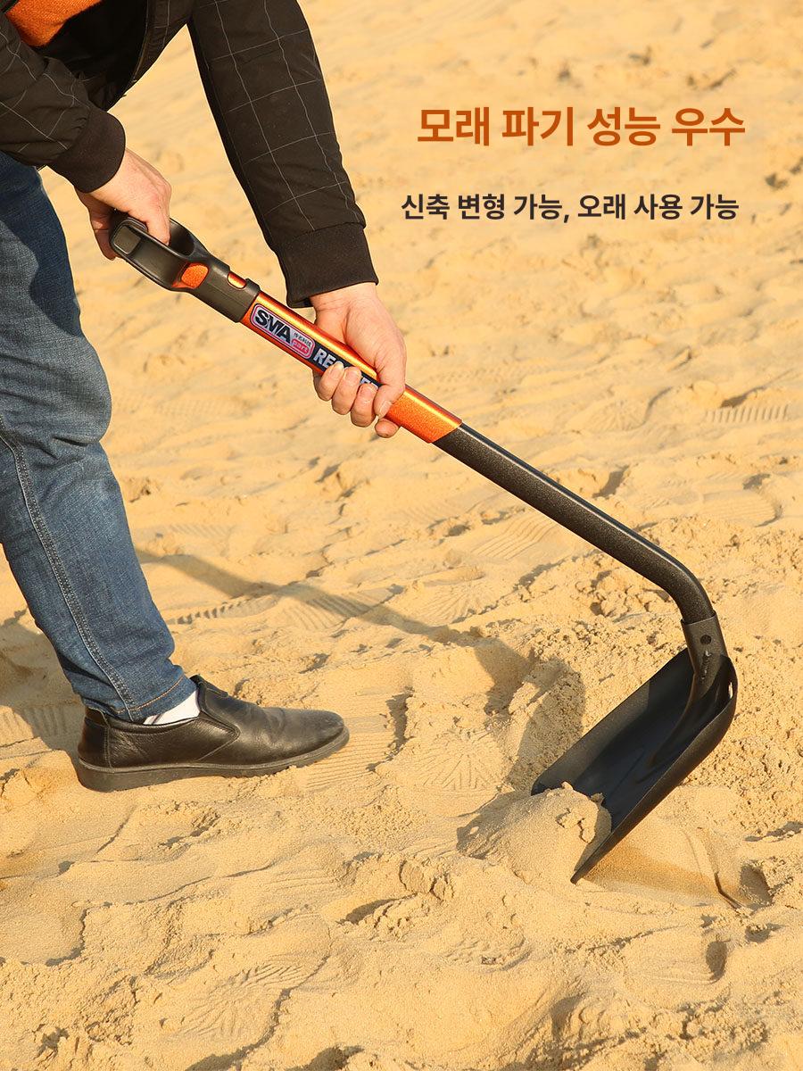 캠핑용 야전삽 접이식 휴대용 캠핑 아웃도어 야전 캠핑접이식야전삽 원예 낚시 소형 군용 - 상세 이미지 4