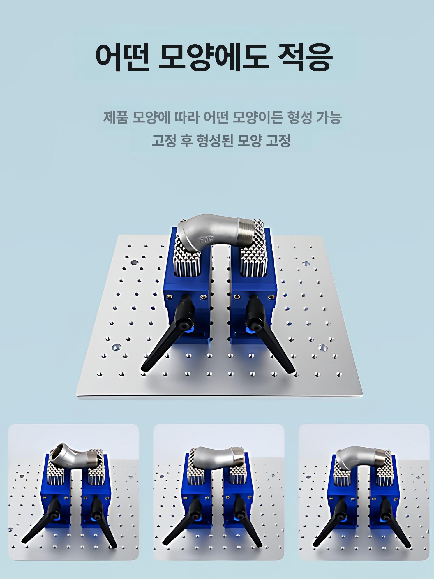 공업용 클램프 바이스 유연 클로 소형 클립 다용도 고정물 중량 장비 고정 벤치 핀 핀틀 - 상세 이미지 3
