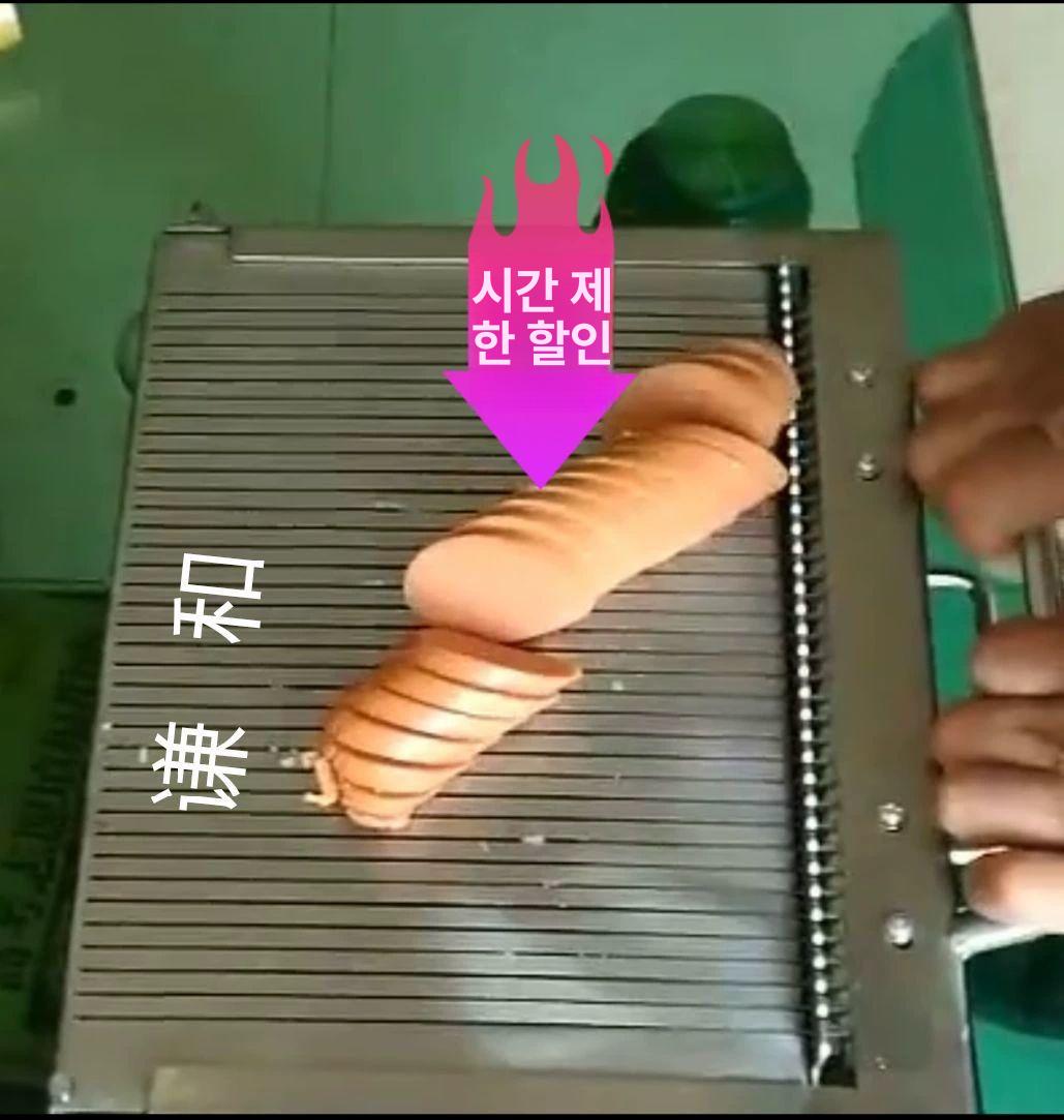 족발 수육절단기 슬라이서 업소용 고기집 커터 수육 온족 두꺼운 자르기 햄 써는 써는기계 - 상세 이미지 2
