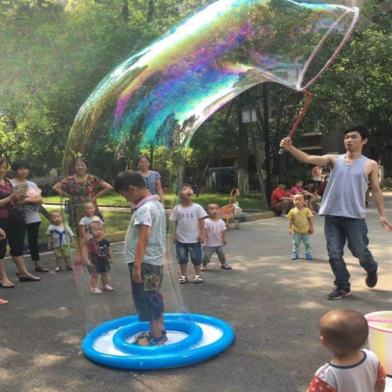 공연 버블스틱 놀이공원 거품 소품 야외용 놀이터 비누방울 버블머신 테마파크 이벤트용 워터플레이 - 상품 이미지