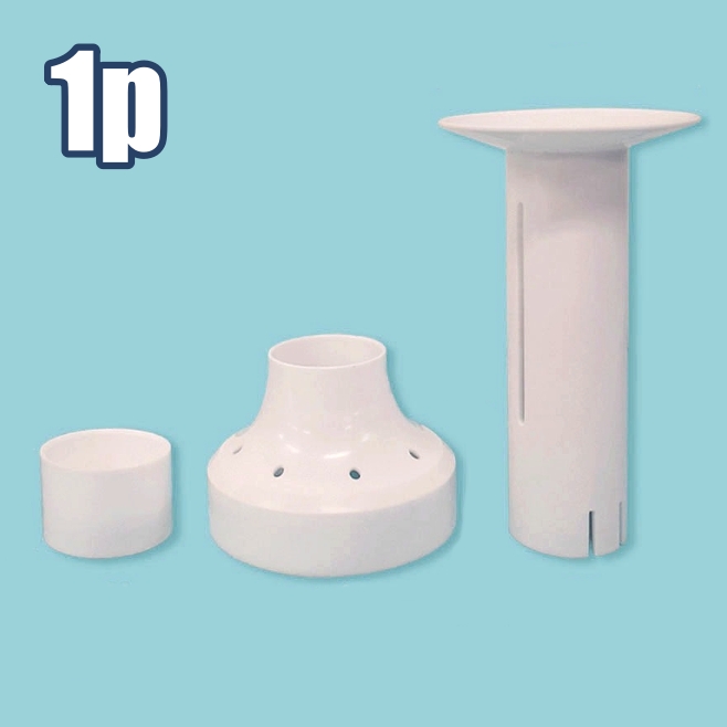 투명PVC파티용꽃풍선손잡이 조립식이벤트용풍선손잡이 용돈내장 1개입 68mm 270mm - 상품 이미지