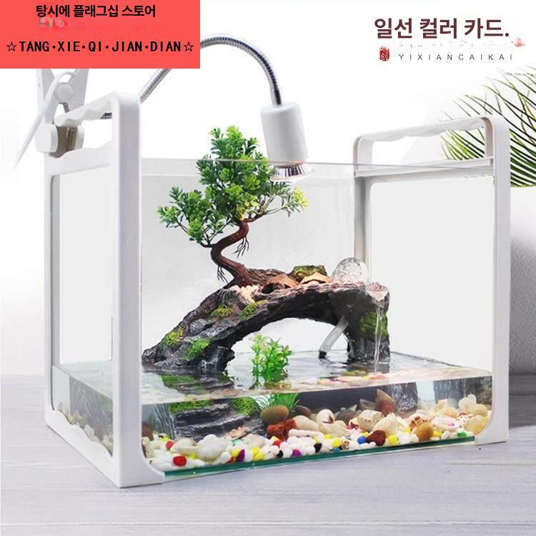 파충류 은신처 동굴 소형 사육장 일광욕 거북이 뱀 쉼터 레오파드 도마뱀 바위 집 양서류 - 상세 이미지 3