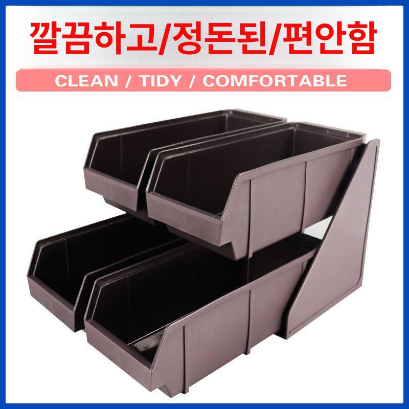식당 수저꽂이 업소용 예쁜 숟가락 상업용 테이블 수저 수저통 주방 수저보관함 정리함 배수 - 상세 이미지 3