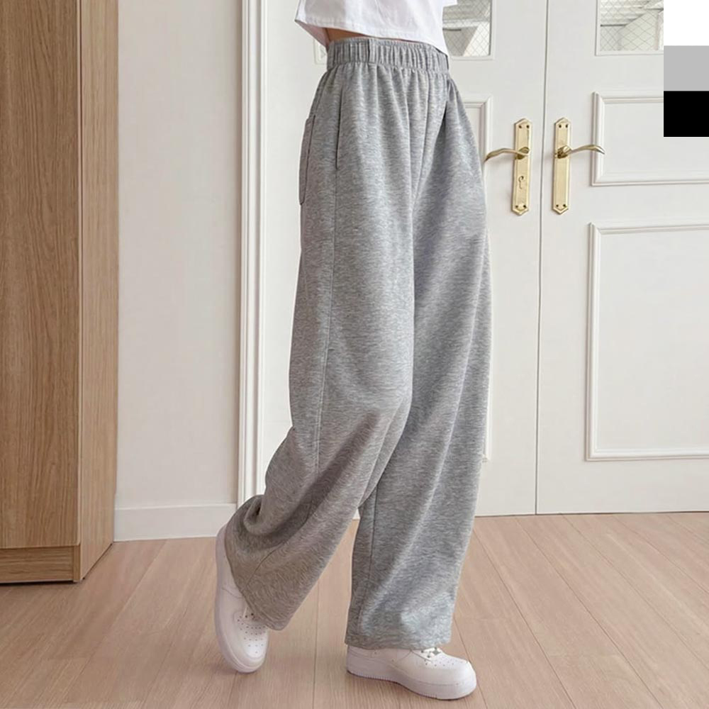 데일리 벨트고리 3컬러 와이드 팬츠 DJJ-ACC-2000W - 화이트