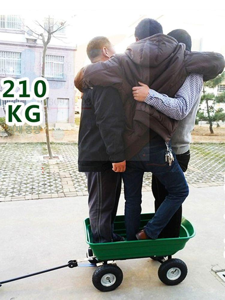 농사용 짐수레 농업용 구루마 핸드카트 농장용 공사장 대차 카트 트레일러 리어카 트럭 끌차 - 상세 이미지 5