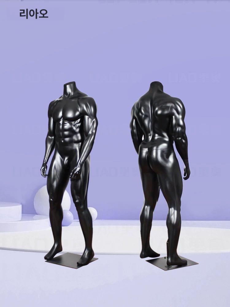 전신 마네킹 매장 촬영용 상반신 디피 촬영 진열용 스탠드 입체 여자 소품 스포츠 - 상세 이미지 3