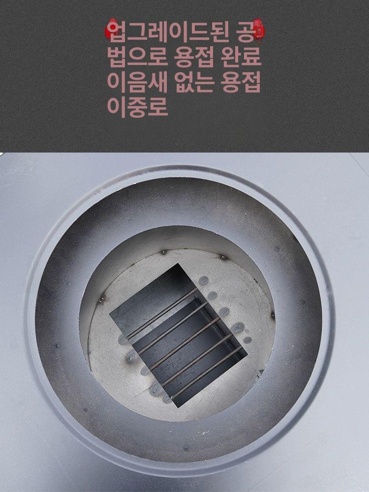 가정용 펠릿보일러 화목 온수 장작 펠릿 야외 보일러 세트 단교룡 연소 함석흙토관 난로 - 상세 이미지 5