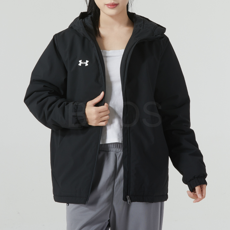 언더아머 블랙 남성 패딩