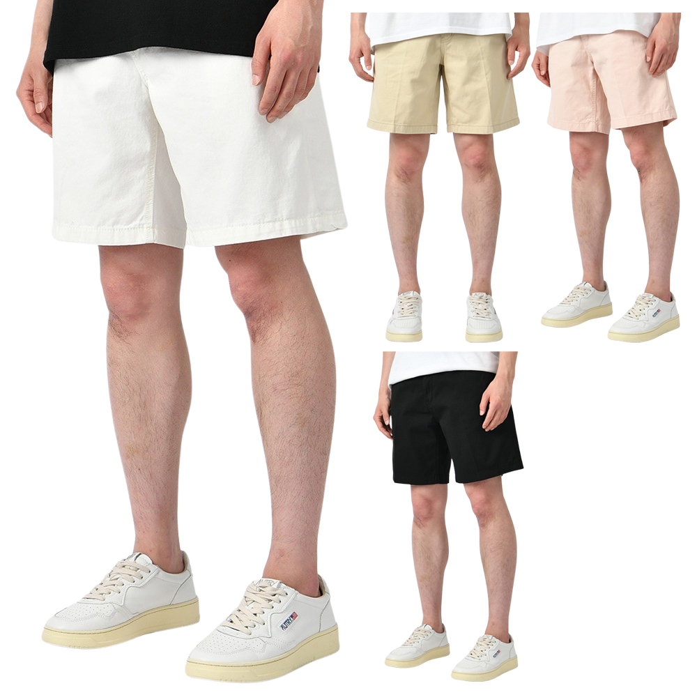 남자 루즈핏 반바지 국내생산 남성 여름 와이드 면 반바지 5부 하프 팬츠 - 핑크