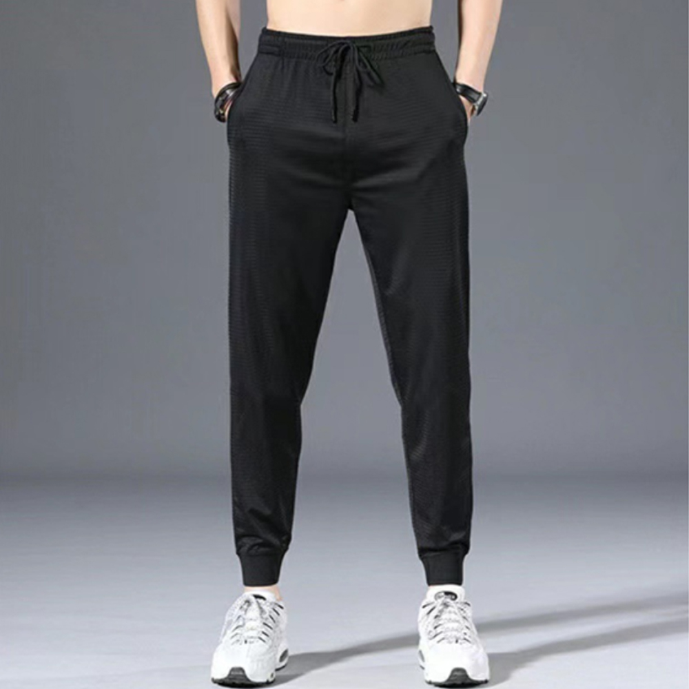 남자 시원한 여름 아이스 조거 냉장고 슬랙스 바지 작업복