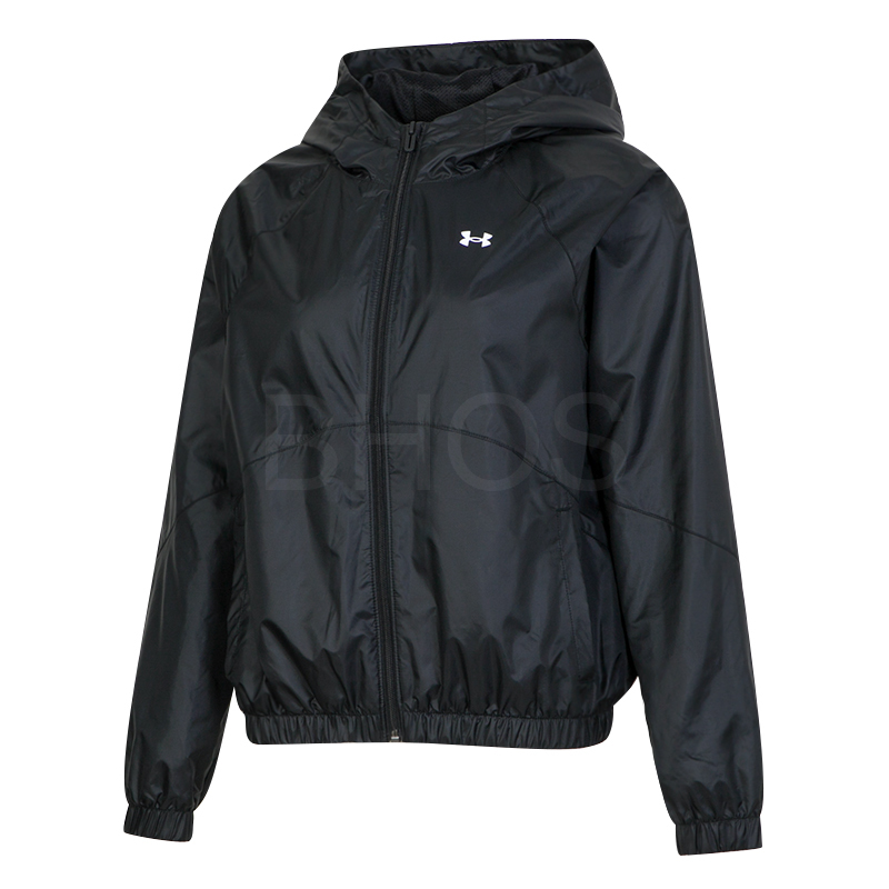 언더아머 UA Rival Windbreak Jkt 블랙 여성 재