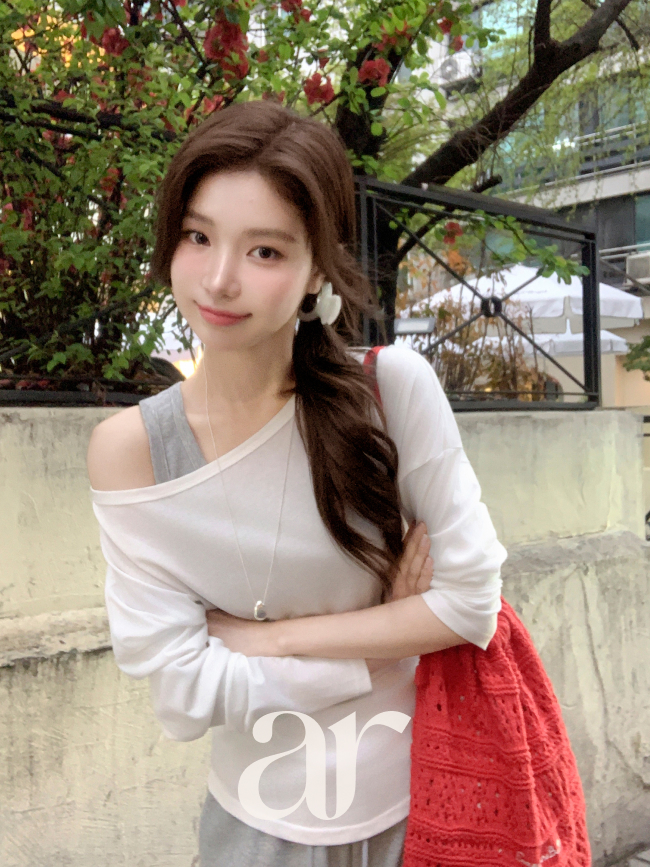 슬리브리스 언발 보트넥 티셔츠 밴딩 팬츠 쓰리피스 세트 st3072 - 상세 이미지 2