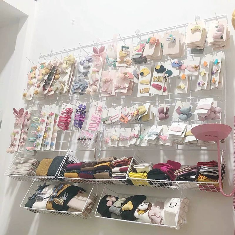 소품 파티션 철망 다용도 선반 작품전시대 철망파티션 펜스 디스플레이 작품 임시 타공판 - 상세 이미지 3