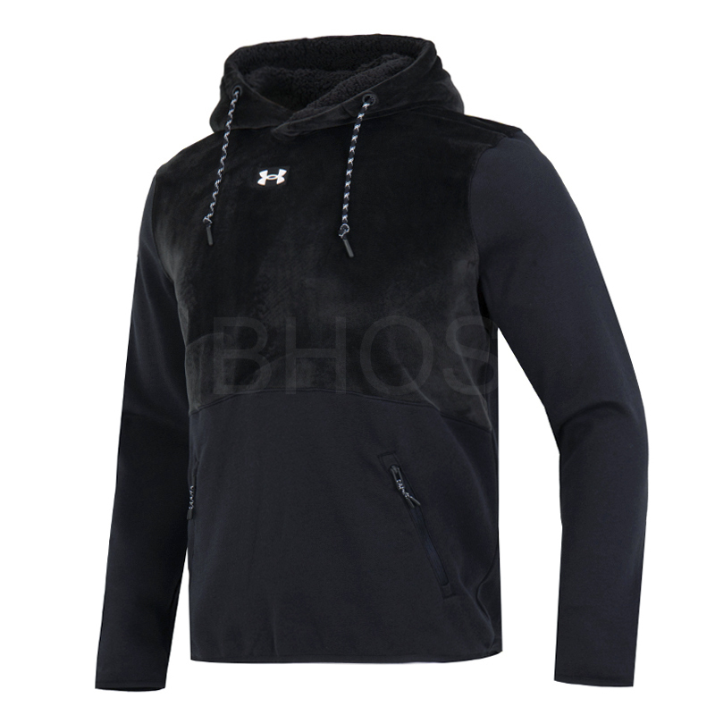 언더아머 UA Journey Fleece 블랙 남성 후드