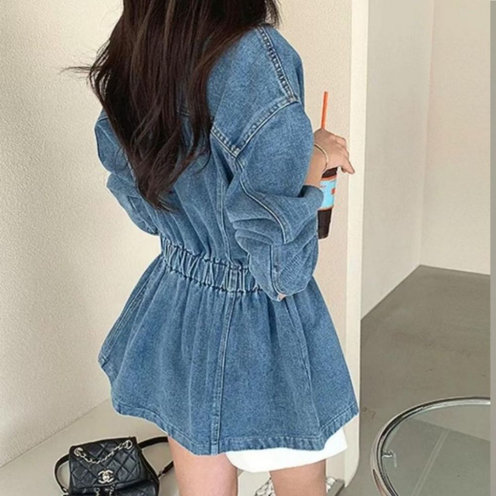 허리스트링 데님 자켓 HPC-1007863 - 청