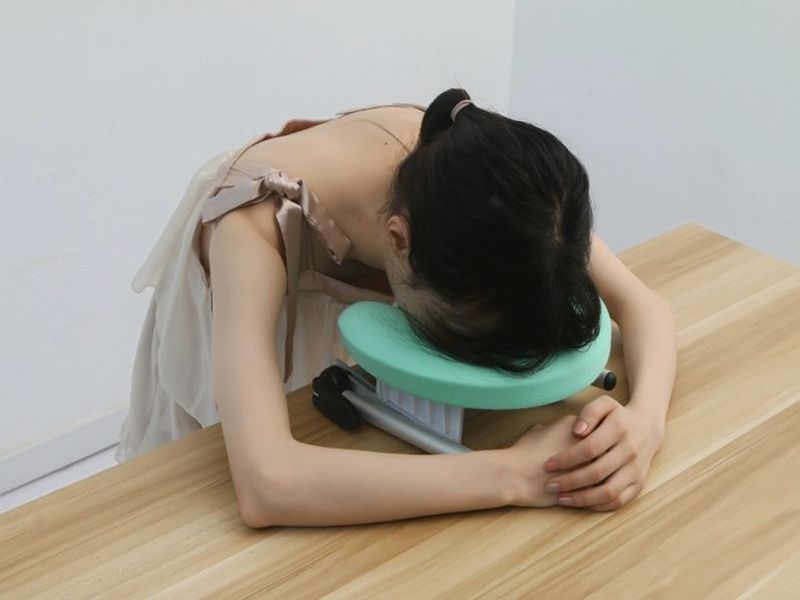 쿠션 엎드리기 베게 안면보호 베개 독서 자는 다기능 눈 수술 회복 보호 - 상세 이미지 2